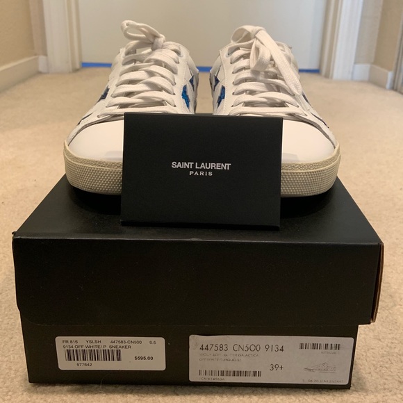 🤍 Authentic Saint Laurent lace up sneakers - Picture 1 of 6